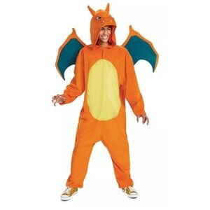 Deluxe Charizard Mens Womens Adult Costume NEW Pokemon Jumpsuit Size XL New